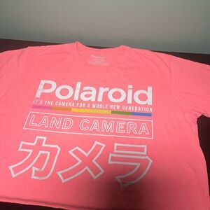 Polaroid Pink Graphic T-Shirt